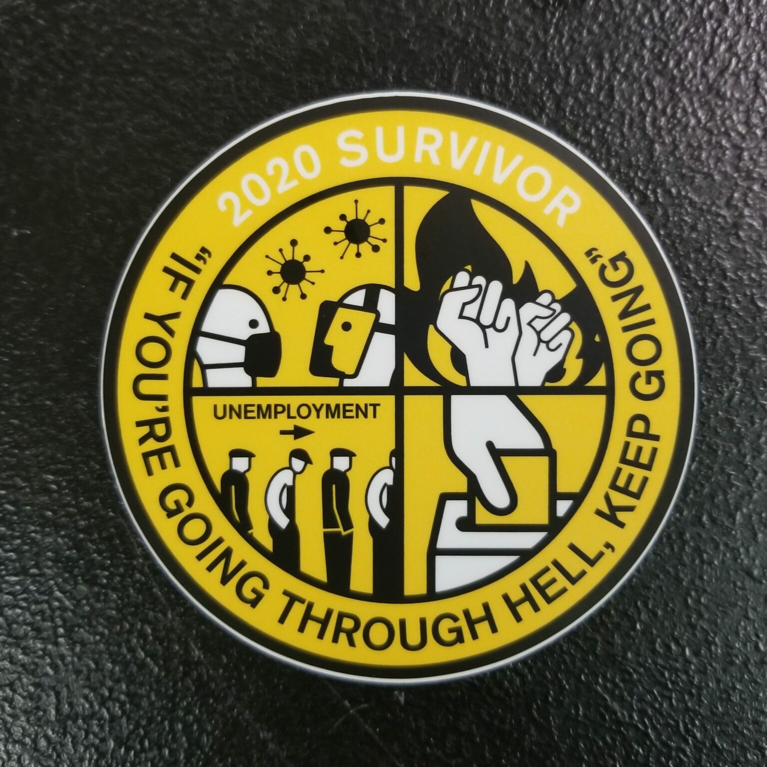 2020 Survivor Sticker - Badgerhound Supply Co