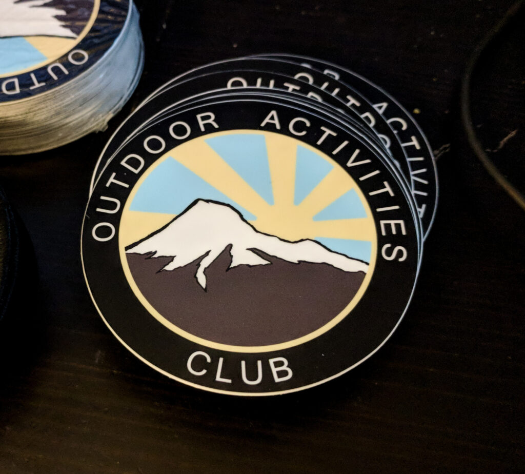 Outdoor Activities Club Sticker Badgerhound Supply Co