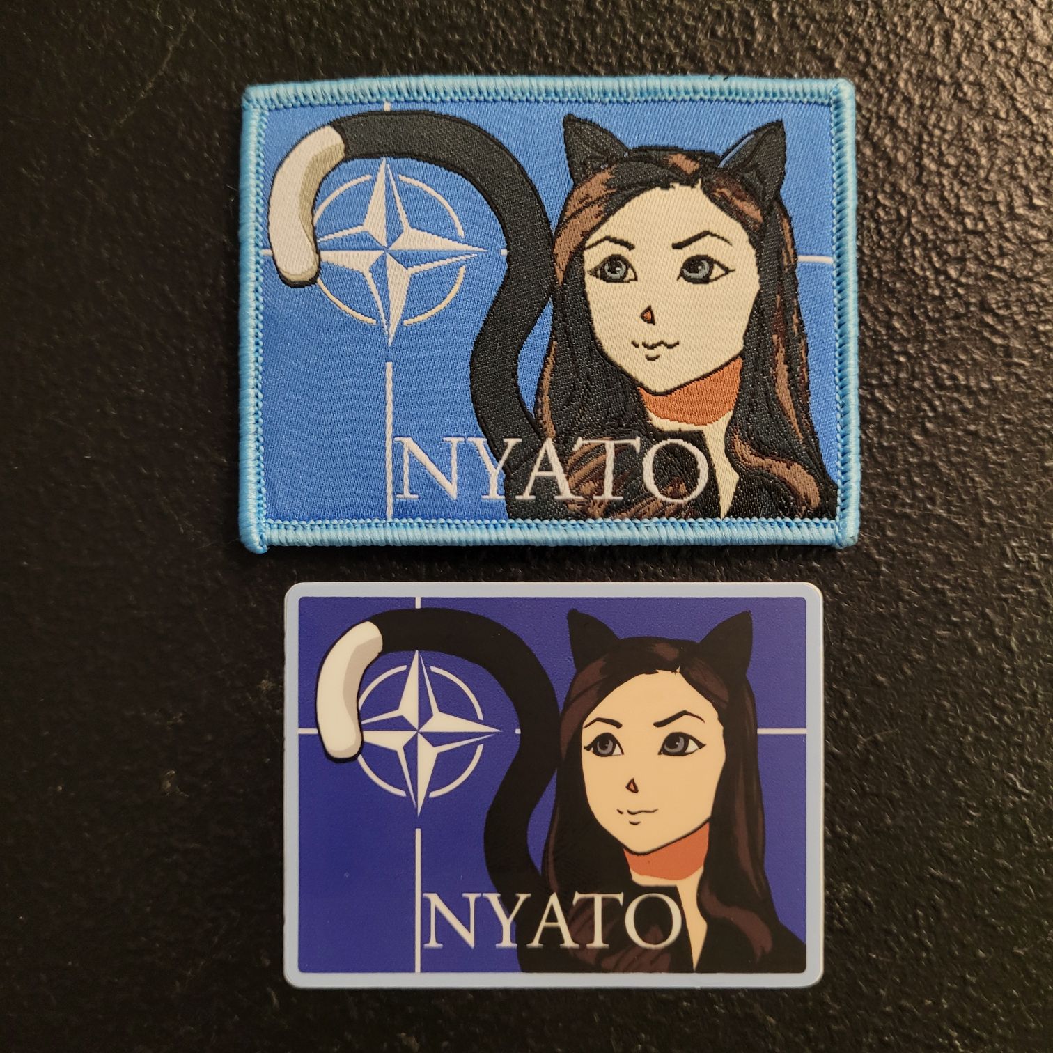 NYATO Patch and Sticker Bundle - Badgerhound Supply Co