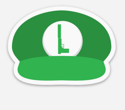 Green Hat Assassin Sticker