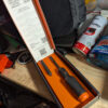 Linus Tech Tips (LTT) Ratcheting Multi-bit Screwdriver. Black Shaft, Black and Orange Handle - Image 3