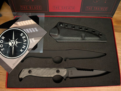 Haley Strategic/Toor Knives Darter Disruptive Grey w/ Trainer