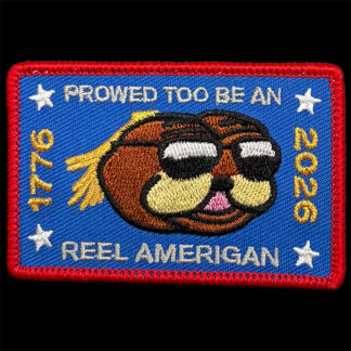 America 250 Reel Amerigan Patch
